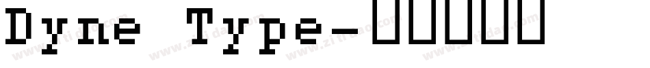Dyne Type字体转换